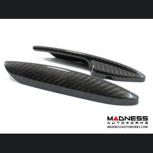 Alfa Romeo Stelvio Interior Door Handle Trim Set - Carbon Fiber